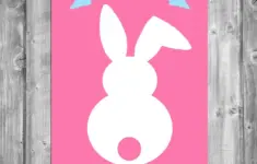 Pin The Tail On The Bunny Game Printable