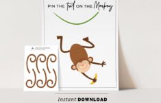 Pin The Tail On The Monkey Kids Party