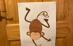 Pin The Tail On The Monkey Kids Party
