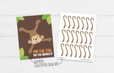 Pin The Tail On The Monkey Safari Kids