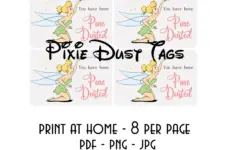 Pixie Dust Tag Labels Print At Home Pdf