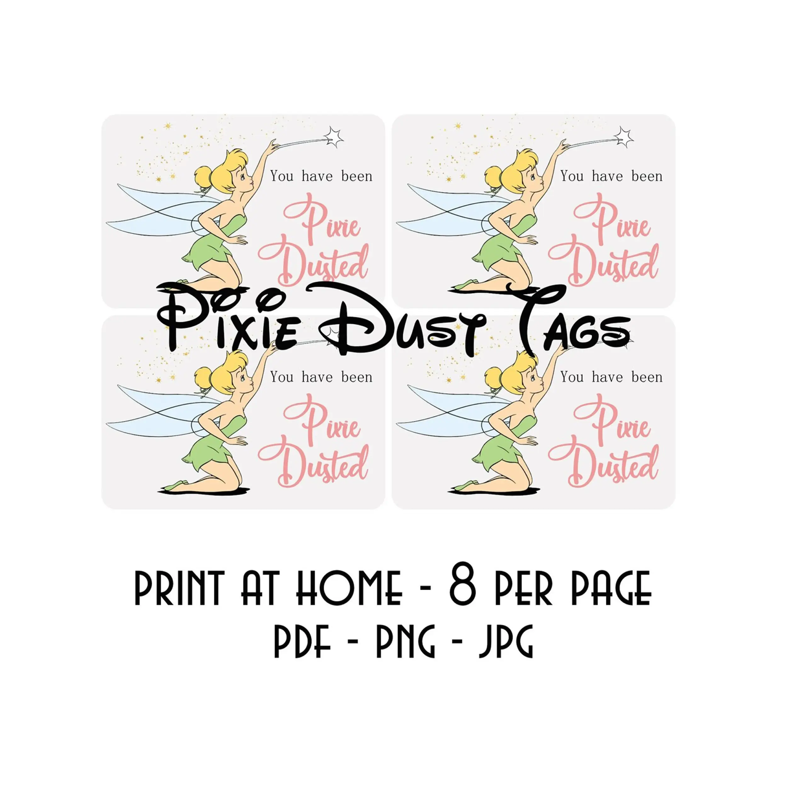Pixie Dust Tag Labels Print At Home Pdf Pixie Dust Tag Labels Print At Home Pdf