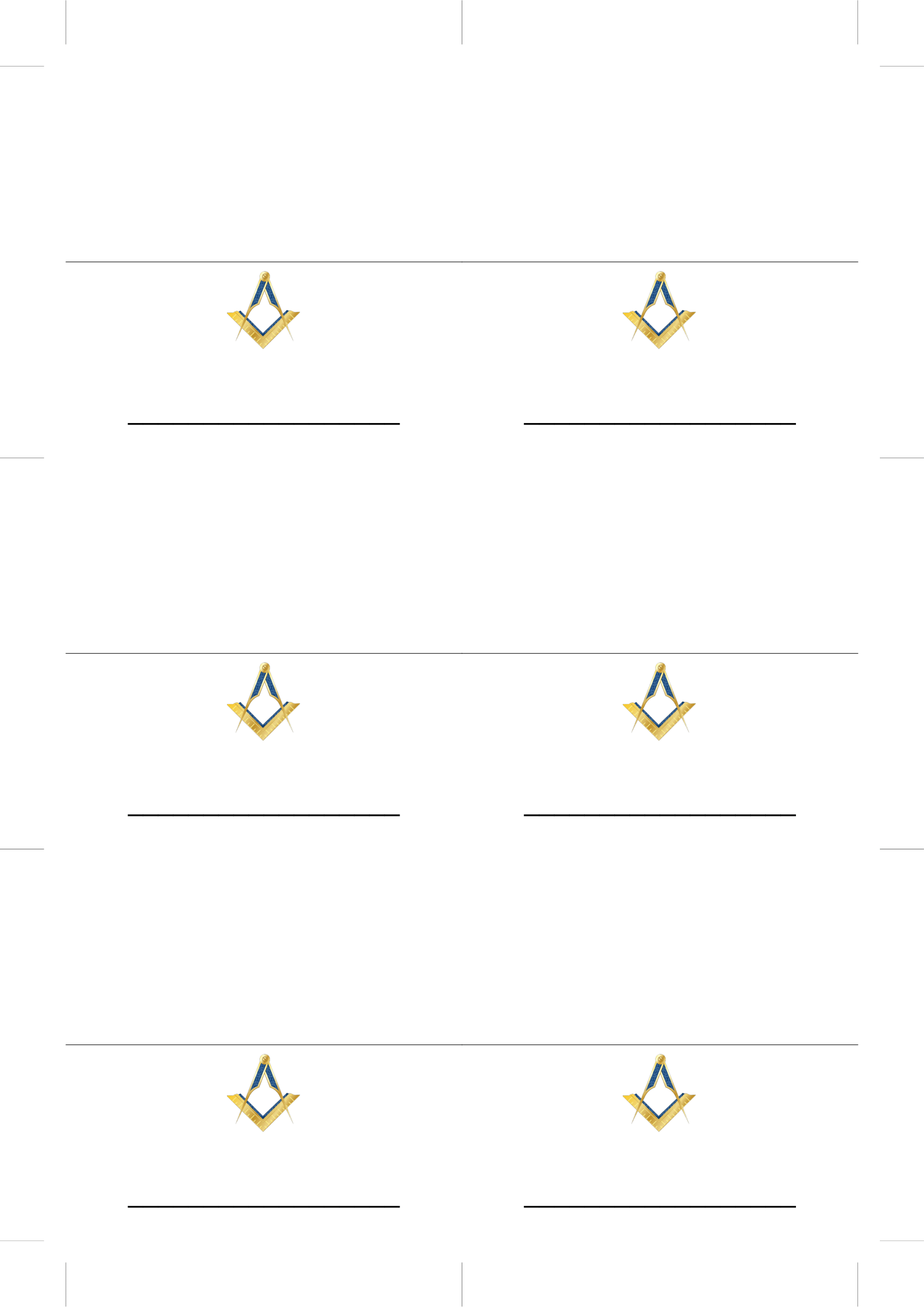 Place Card Template Place Card Template
