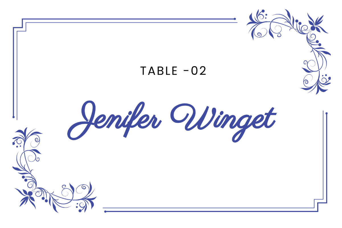 Place Cards