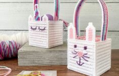 Plastic Canvas Easter Baskets