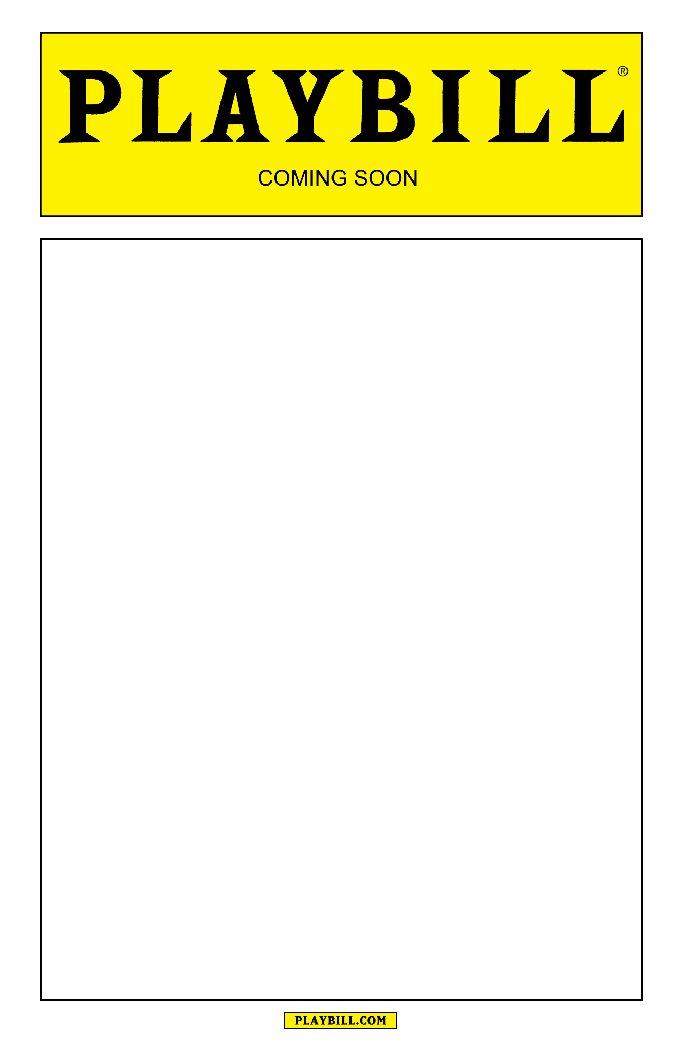 Playbill Poster Base 871501855