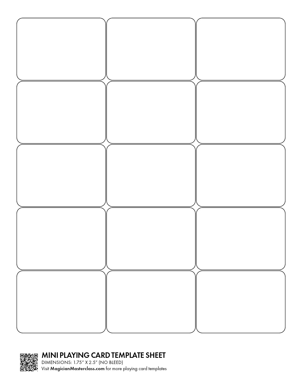 Playing Card Template