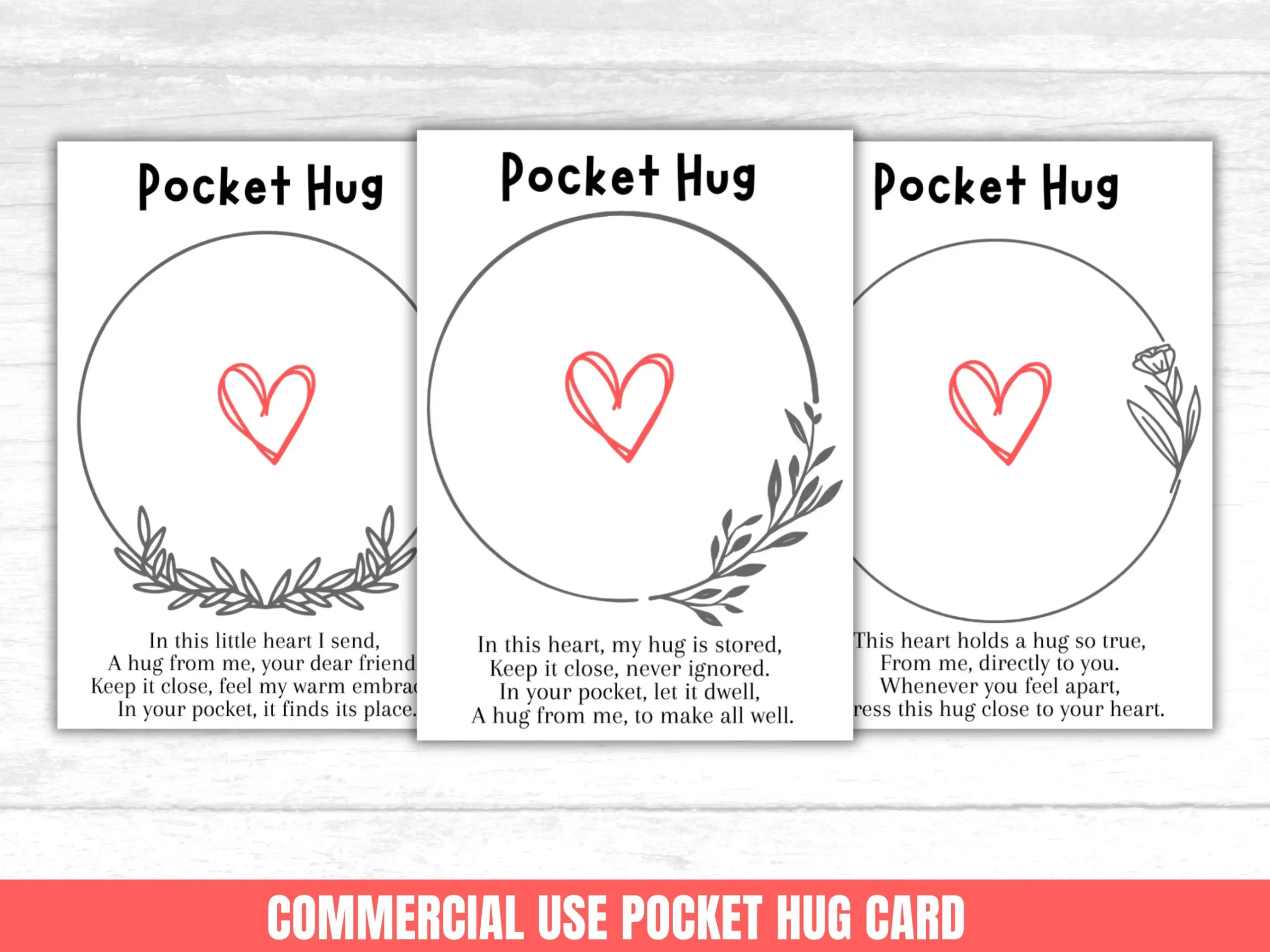free printable pocket hug cards free printable pocket hug cards