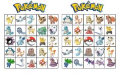 Pokemon Bingo