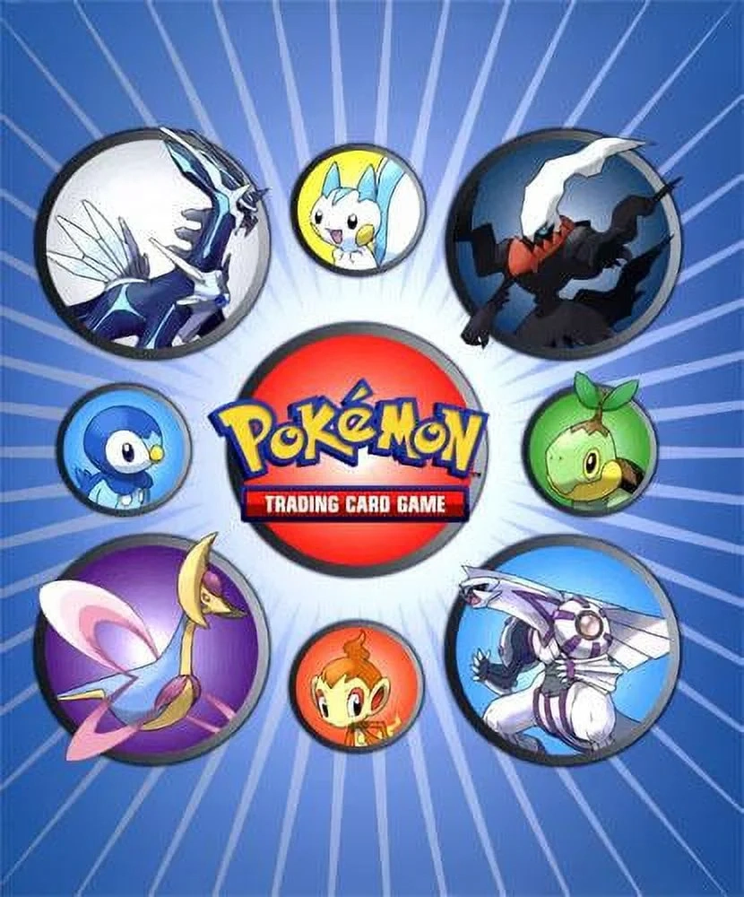 Pokemon Platinum Darkrai Palkia Dialga Cresselia 4 Pocket Binder