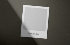 Polaroid Frame Free Mockup 2
