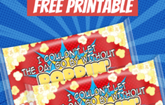 Popcorn Teacher Appreciation Free Printable
