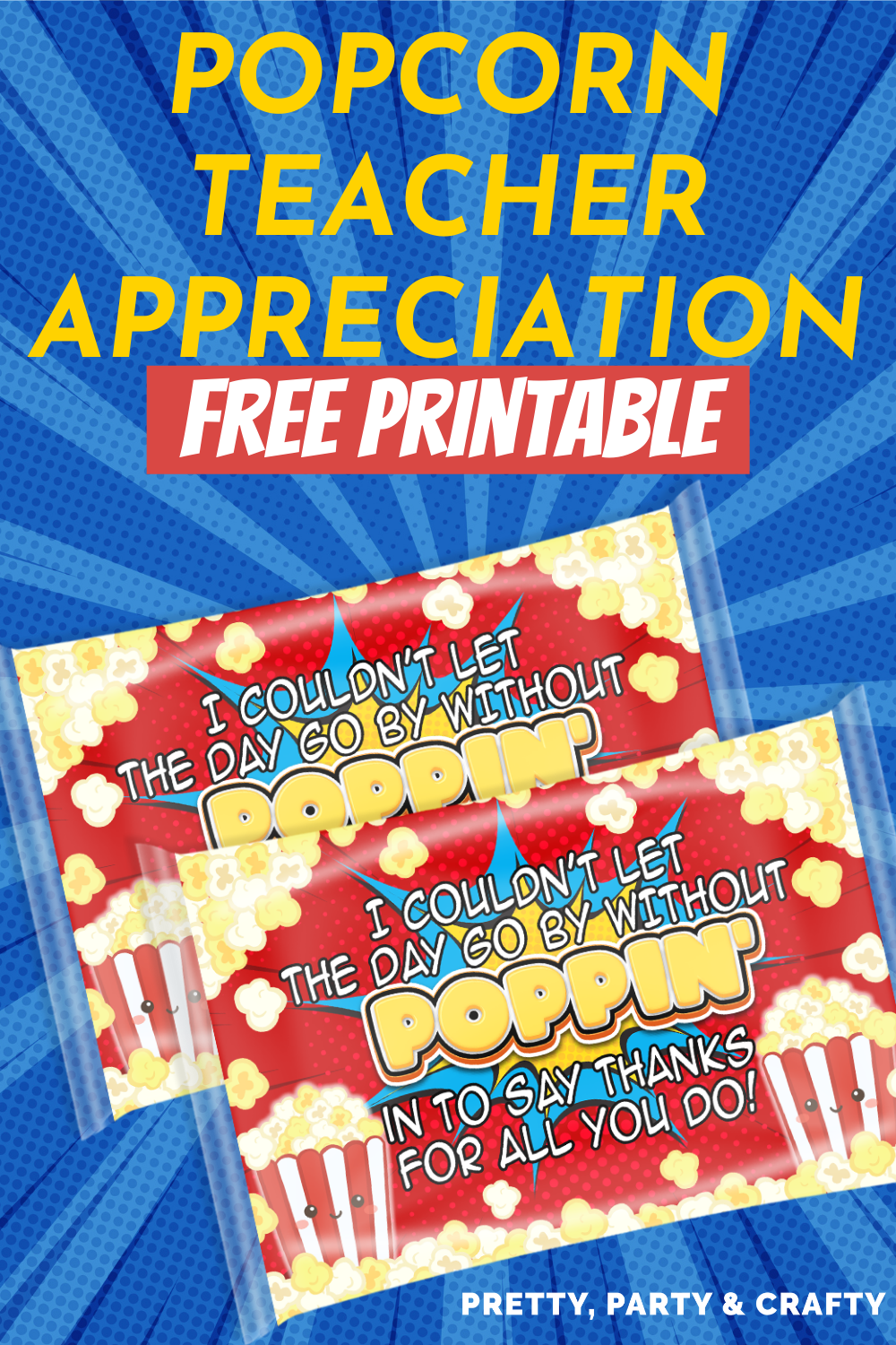 Popcorn Teacher Appreciation Free Printable Popcorn Teacher Appreciation Free Printable