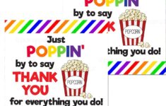 Poppin By To Say Thank You Tags