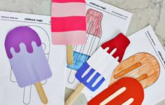 Popsicle Template Free Printable