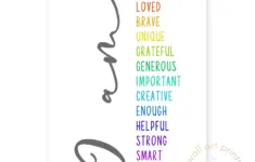 Positive Affirmations Printable
