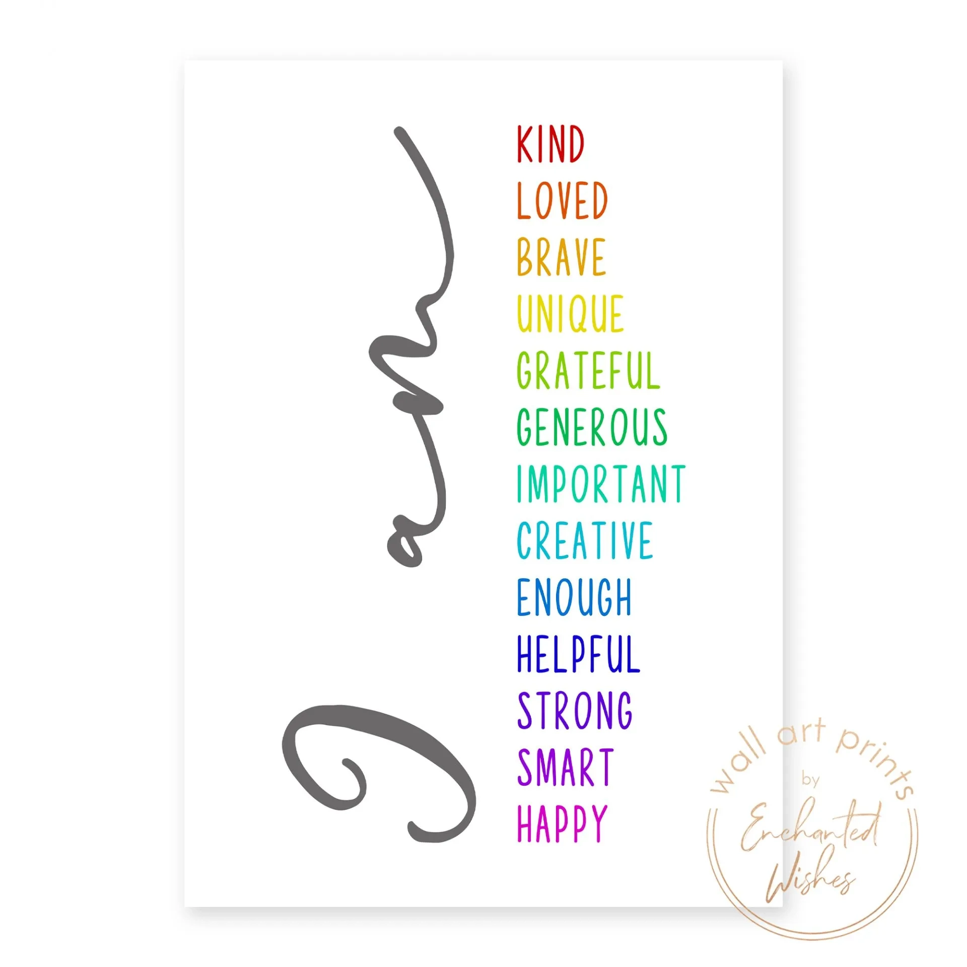 Positive Affirmations Printable