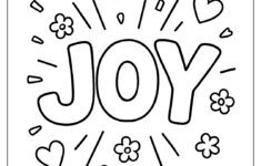 Positive Words Coloring Pages