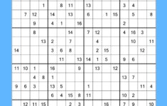 Post 16 Sudoku Printable 370896