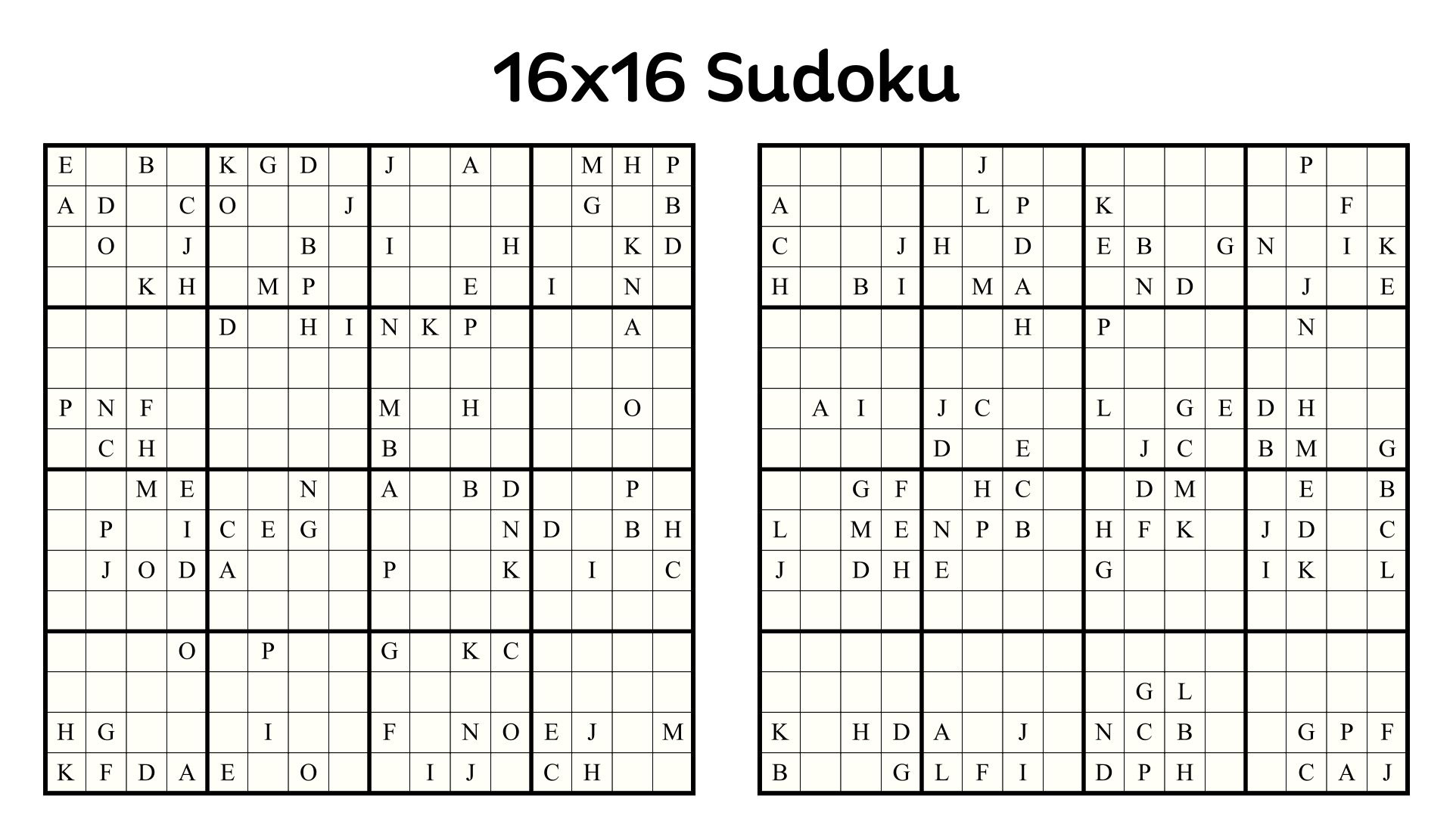 Post 16 Sudoku Printable 370896