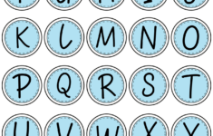 Post 5 Inch Printable Letters A Z 323443
