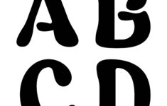 Post 6 Inch Letters Printable 340810