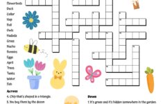 Post Adult Easter Activities Printable 165290
