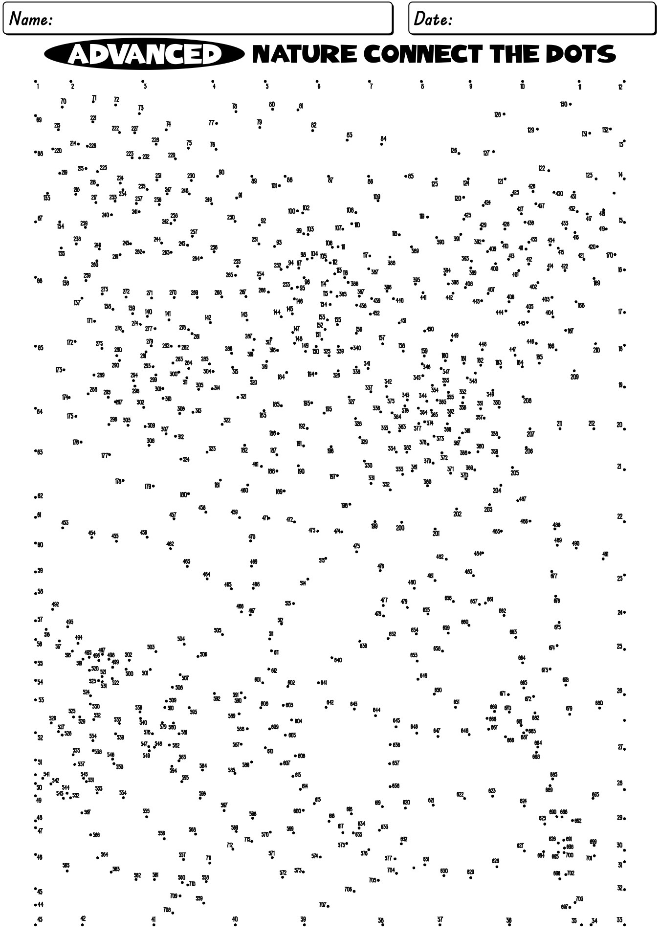 Post Advanced Connect The Dots Worksheets 126902