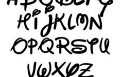 Post Alphabet Disney Font Printables 57770