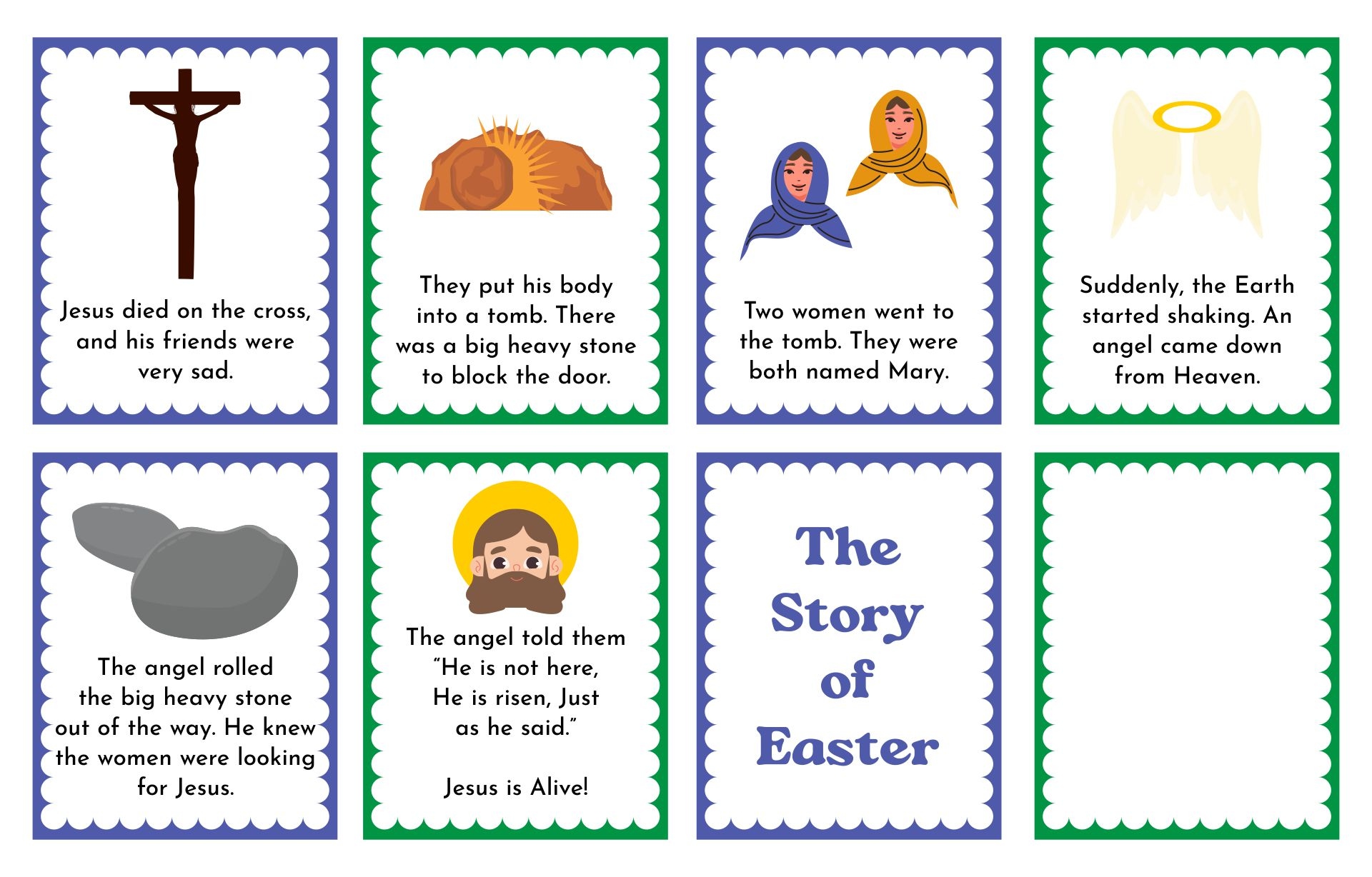 Post Christian Easter Printable Mini Book 406799