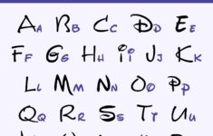 Post Disney Printable Letters 70377