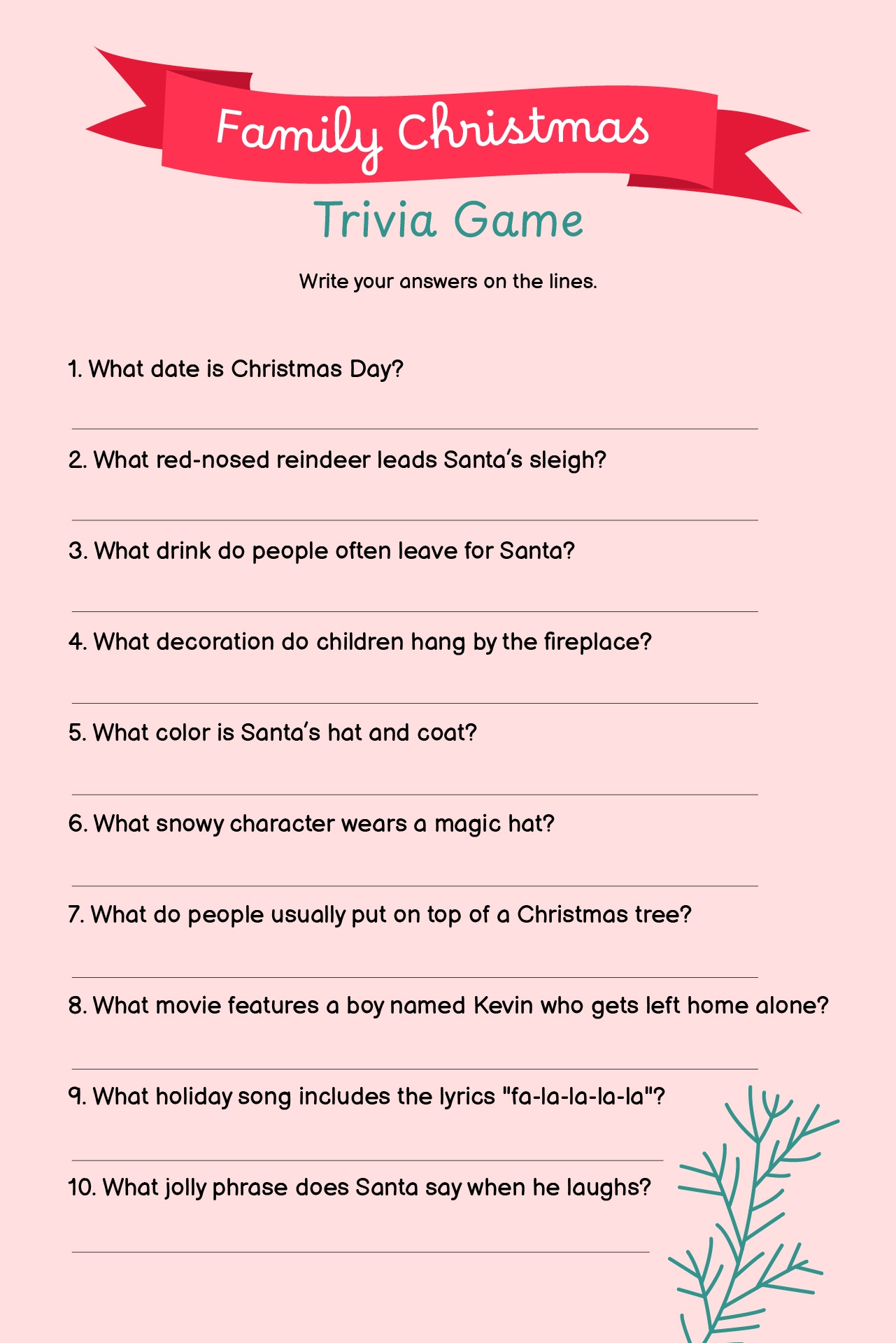 printable family christmas quiz printable family christmas quiz