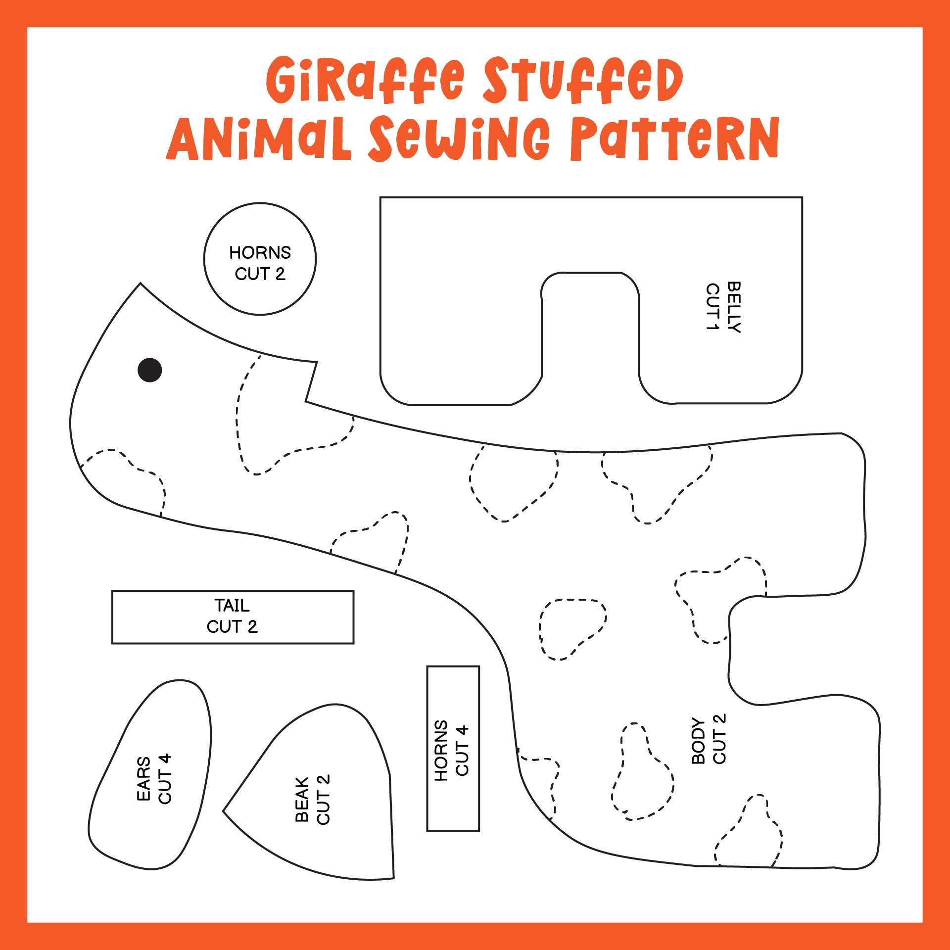 Post Free Printable Animal Sewing Patterns 115145 Post Free Printable Animal Sewing Patterns 115145
