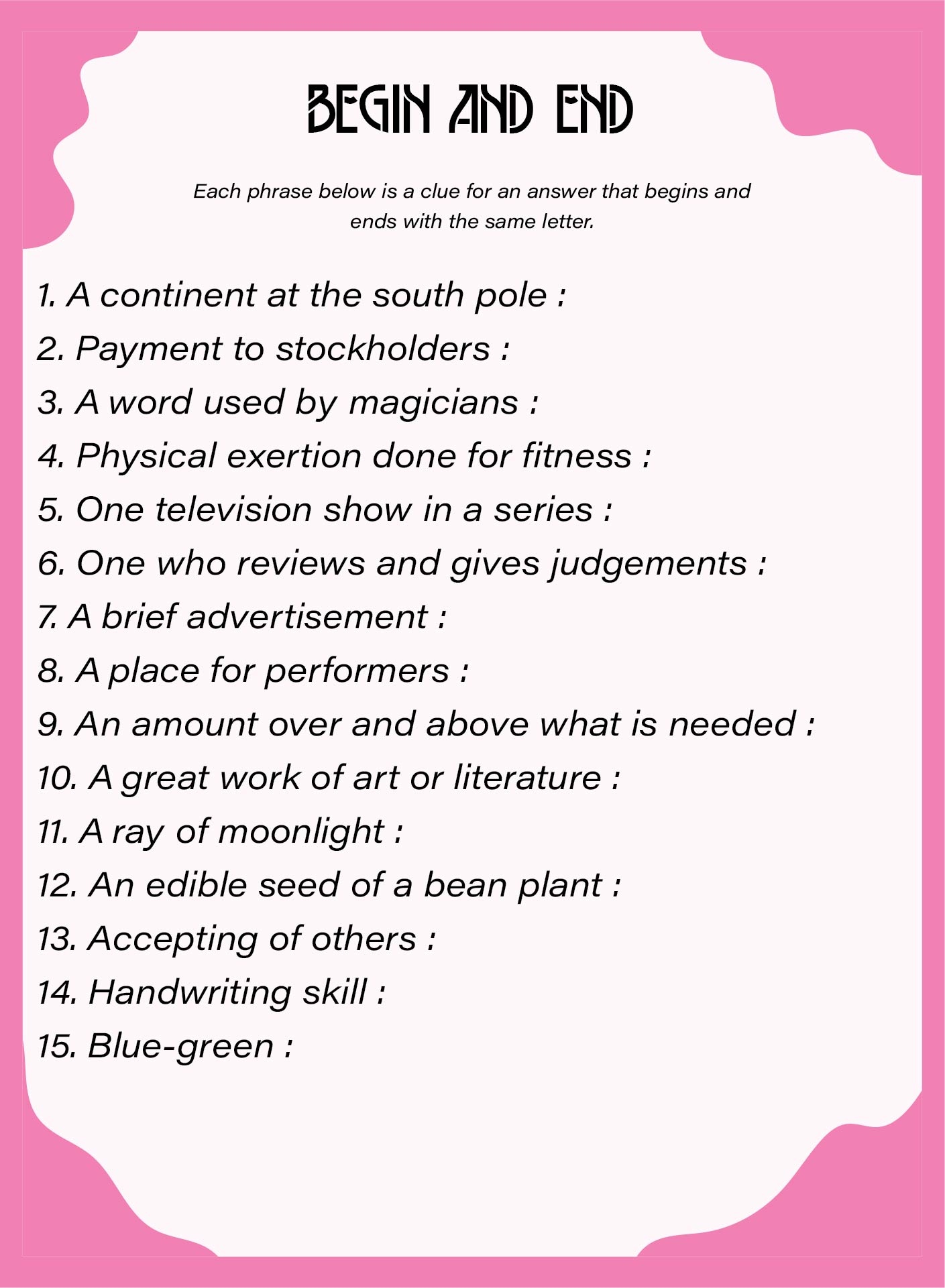 Post Free Printable Brain Teasers With Answers 260643