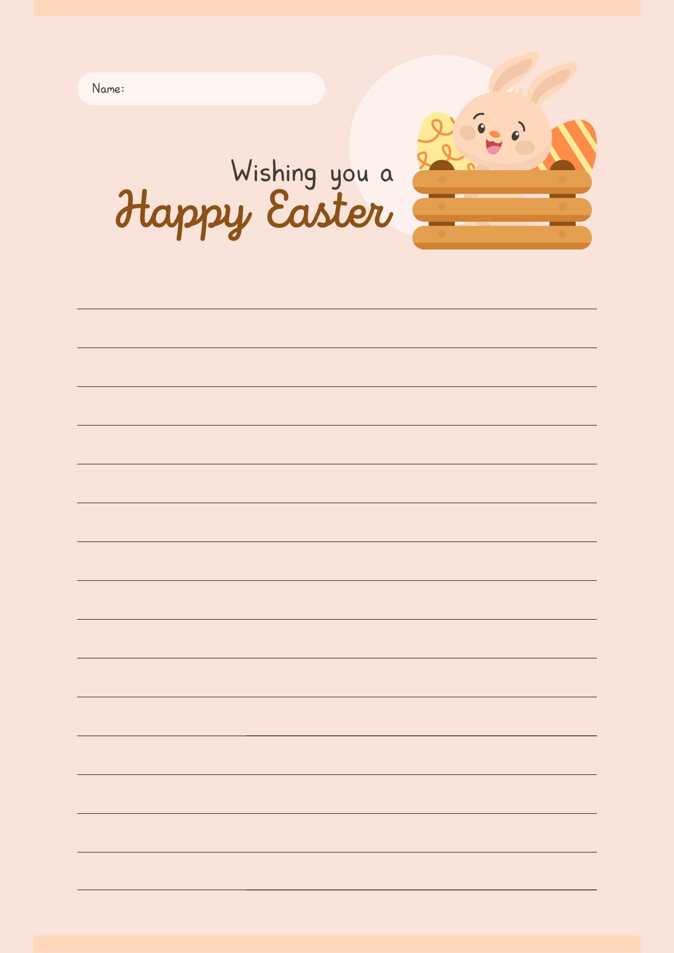 free printable easter writing paper free printable easter writing paper