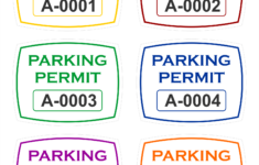 Post Free Printable Parking Permit Template 395542