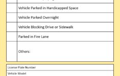 Post Free Printable Violation Tickets 420724