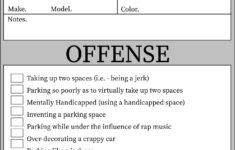 Post Free Printable Violation Tickets 420724