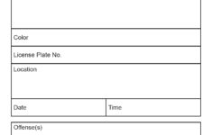 Post Free Printable Violation Tickets 420724