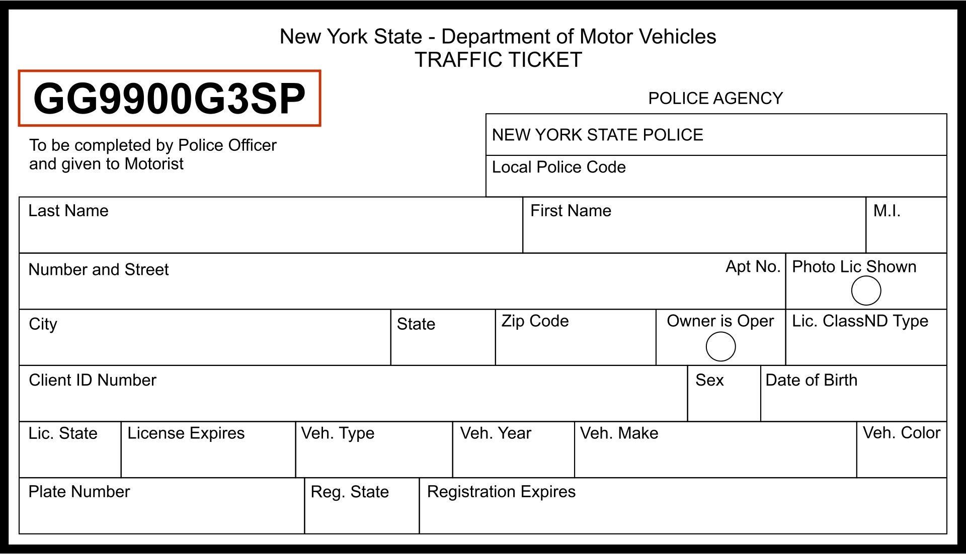 fake parking ticket printable free fake parking ticket printable free