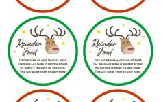 Post Free Reindeer Food Tags Printables 341633