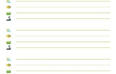 Post Fundations Lined Paper Printable 187476