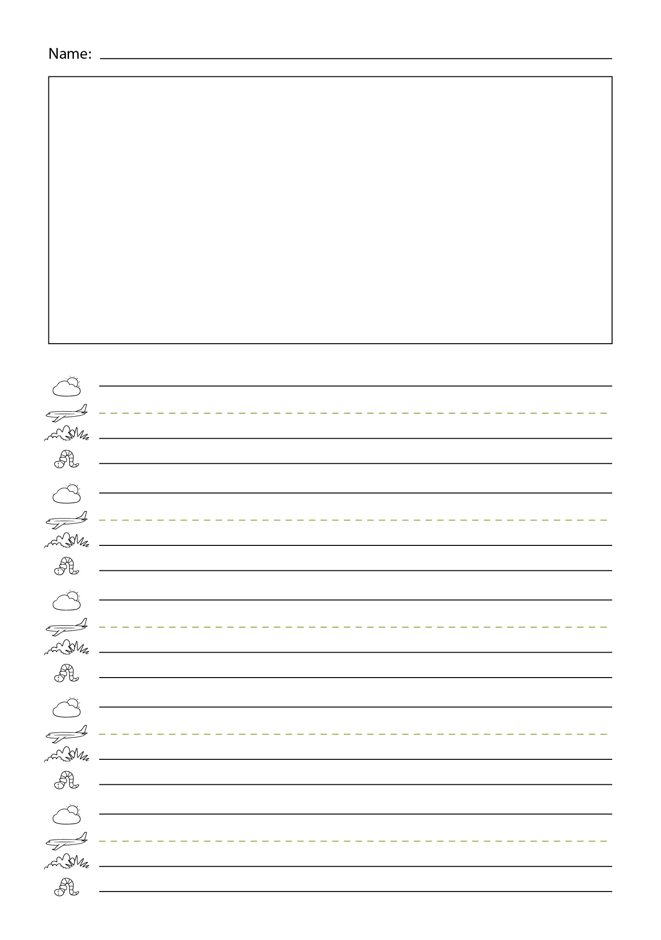Post Fundations Lined Paper Printable 187476