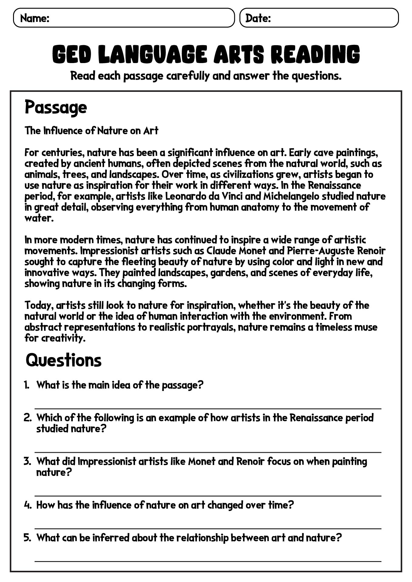 free printable ged worksheets free printable ged worksheets