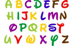 Post Large Disney Font Letter Printables 70256