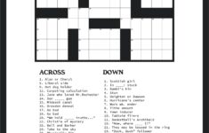 Post Large Print Easy Crossword Puzzles Printable 263418