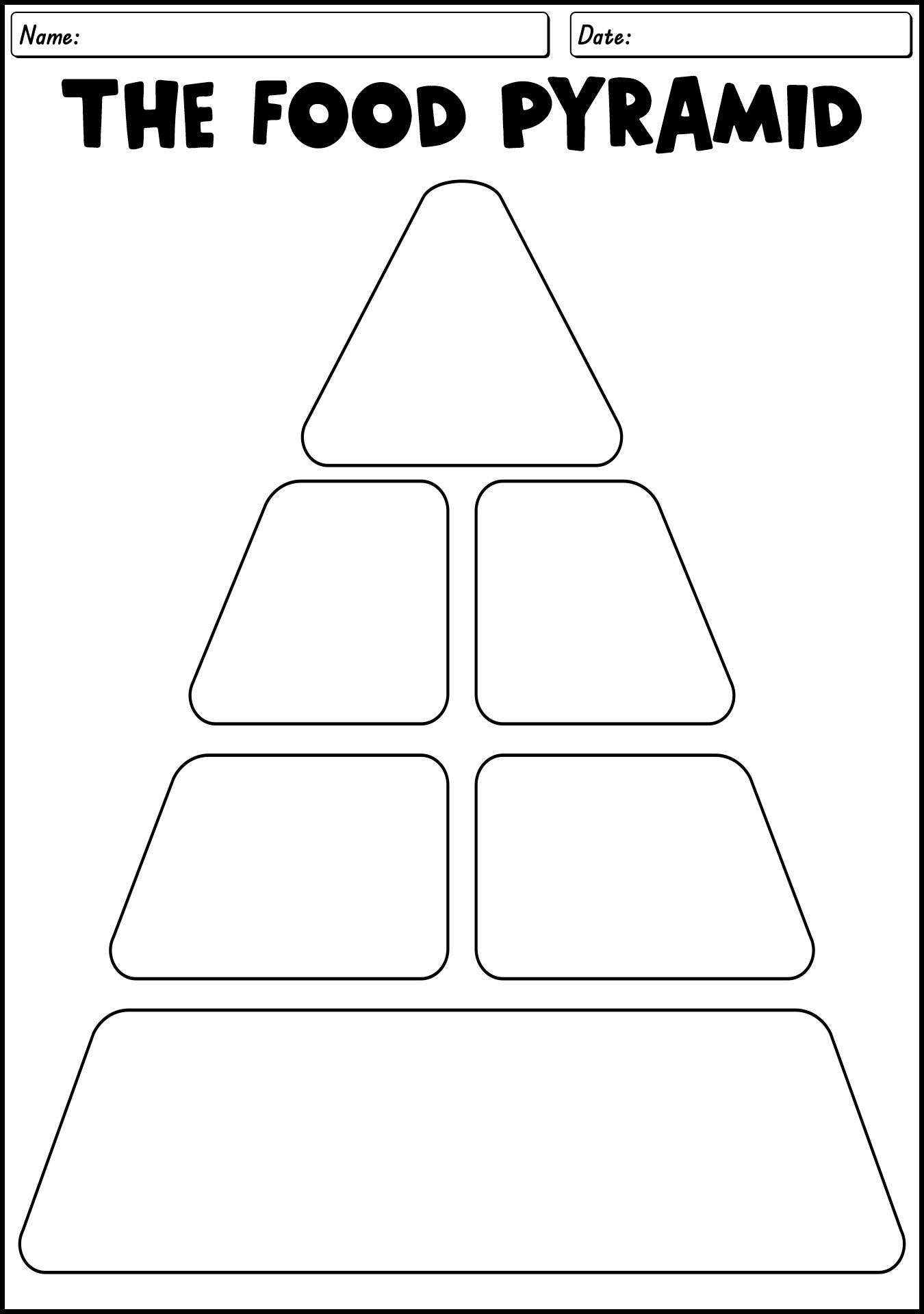 Post Large Printable Blank Pyramid Worksheet 12224 Post Large Printable Blank Pyramid Worksheet 12224