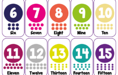Post Large Printable Number Cards 1 20 32399