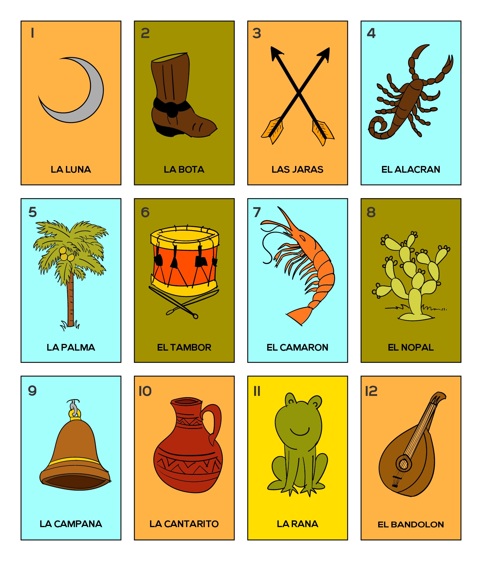 Post Mexican Bingo Cards Free Printable 254759 Post Mexican Bingo Cards Free Printable 254759