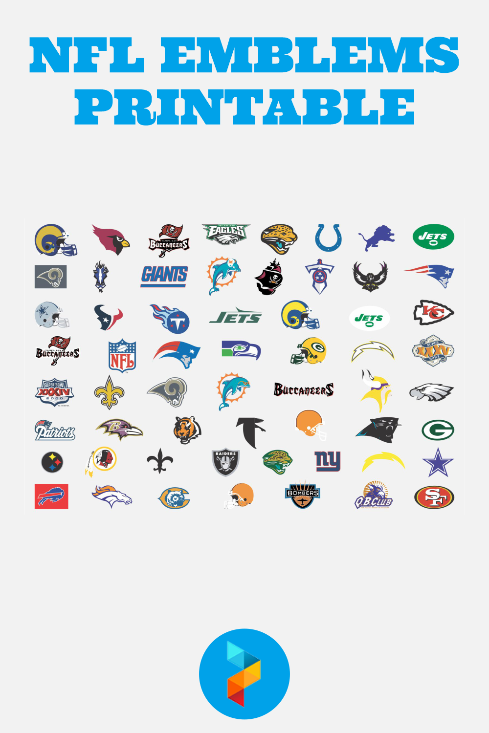 Post Nfl Emblems Printable 144554 Post Nfl Emblems Printable 144554